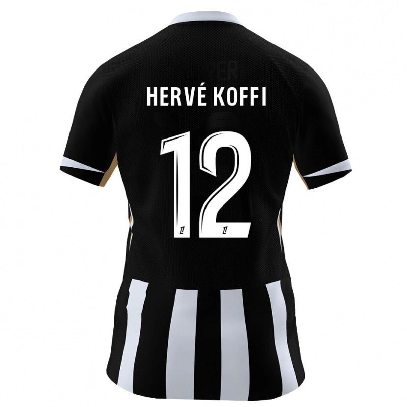 Danxen Mujer Camiseta Hervé Koffi #12 Negro Azul 1ª Equipación 2026/27 La Camisa