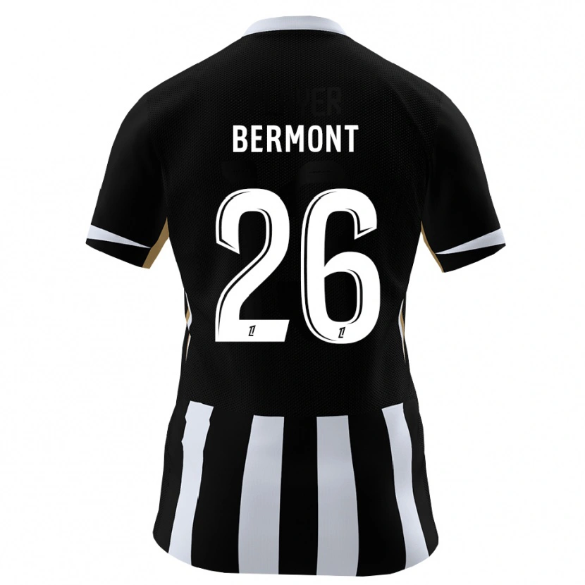 Danxen Mujer Camiseta Anthony Bermont #26 Negro Azul 1ª Equipación 2026/27 La Camisa