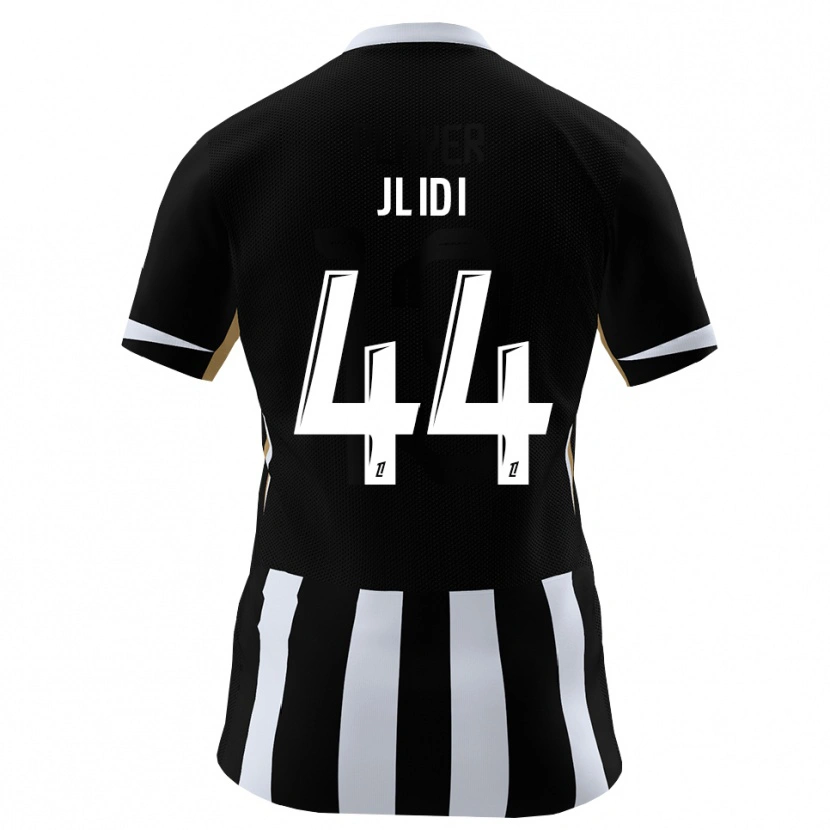 Danxen Mujer Camiseta Yahia Jlidi #44 Negro Azul 1ª Equipación 2026/27 La Camisa
