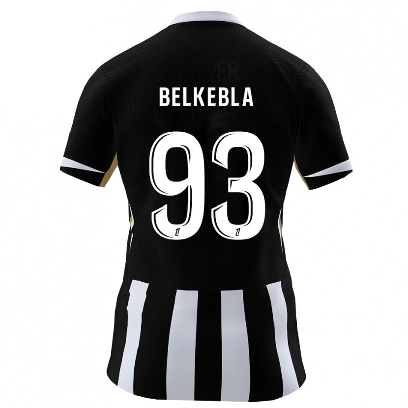 Danxen Mujer Camiseta Haris Belkebla #93 Negro Azul 1ª Equipación 2026/27 La Camisa