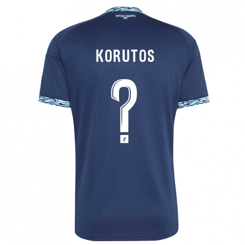 Danxen Mujer Camiseta Ayethan Korutos #0 Azul Acero Blanco 1ª Equipación 2026/27 La Camisa
