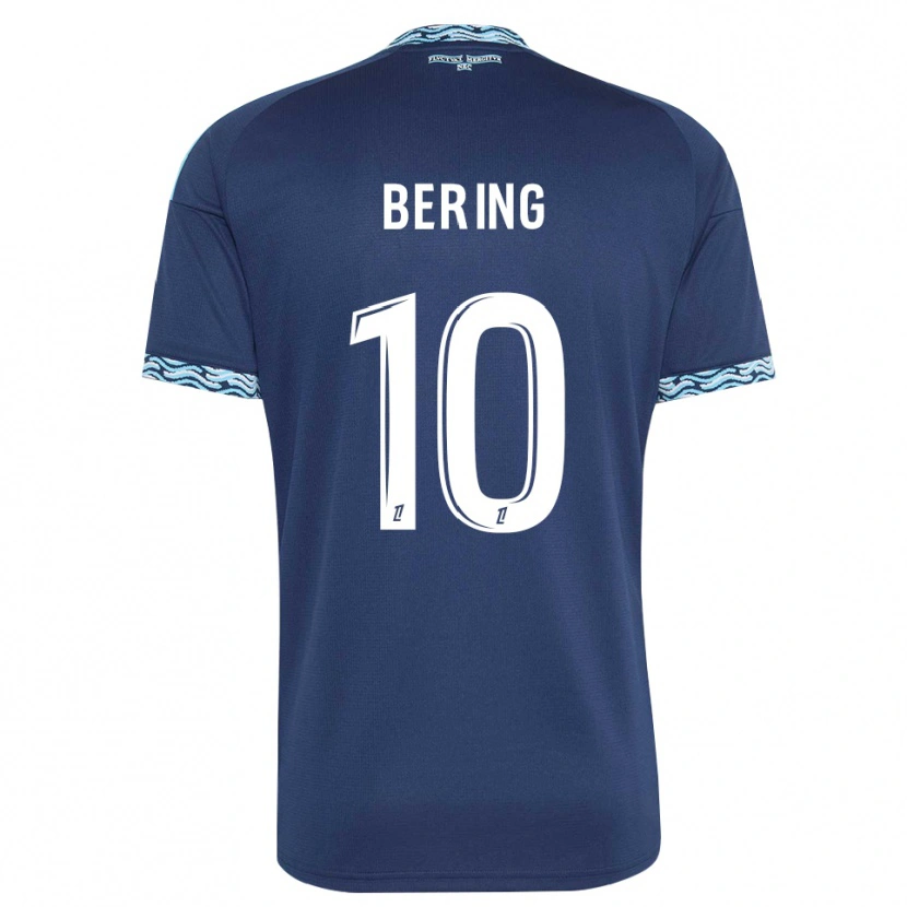 Danxen Mujer Camiseta Aymerick Bering #10 Azul Acero Blanco 1ª Equipación 2026/27 La Camisa