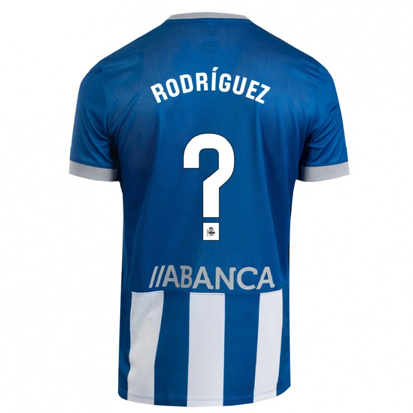 Danxen Mujer Camiseta Carlos Rodríguez #0 Azul Gris Blanco 1ª Equipación 2026/27 La Camisa