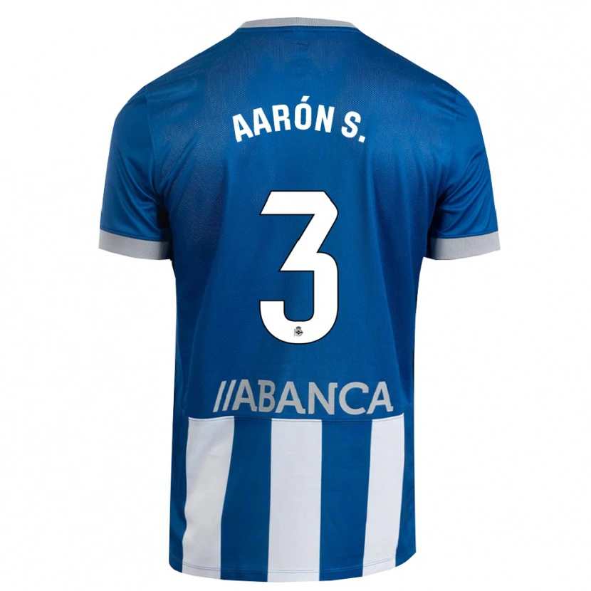 Danxen Mujer Camiseta Aarón Sánchez #3 Azul Gris Blanco 1ª Equipación 2026/27 La Camisa