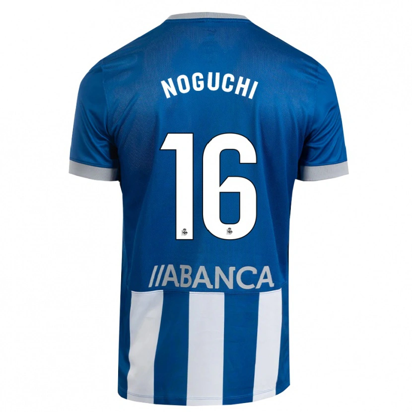 Danxen Mujer Camiseta Ayaka Noguchi #16 Azul Gris Blanco 1ª Equipación 2026/27 La Camisa