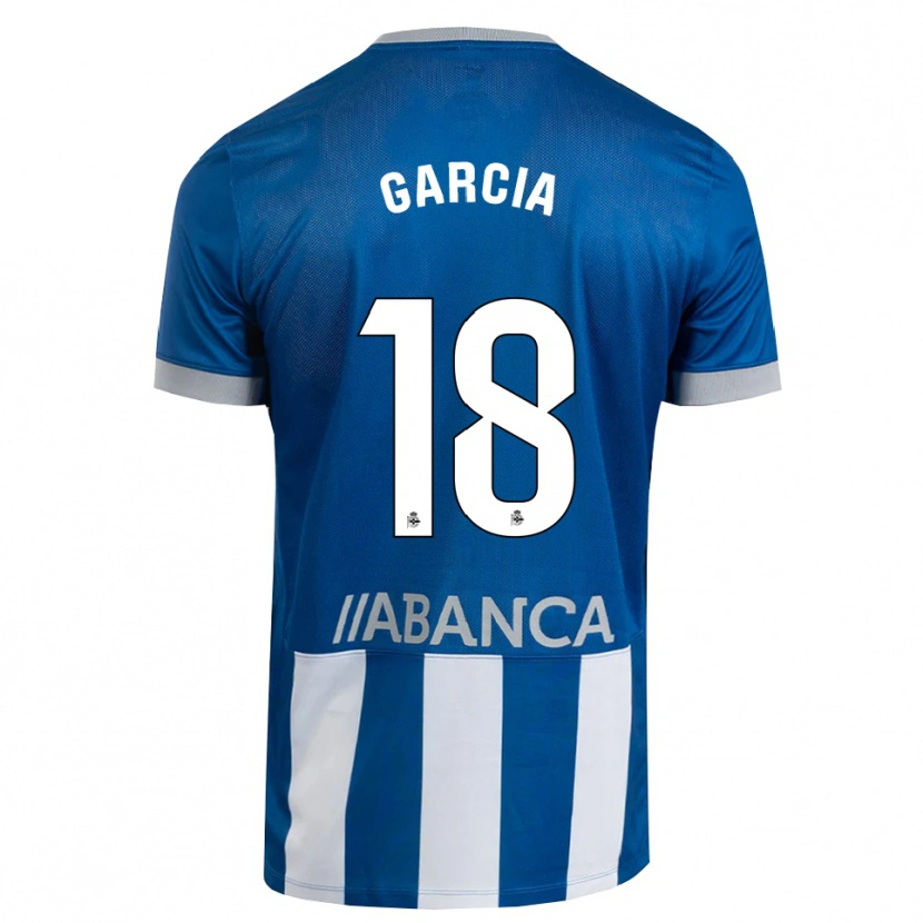 Danxen Mujer Camiseta Raquel García #18 Azul Gris Blanco 1ª Equipación 2026/27 La Camisa