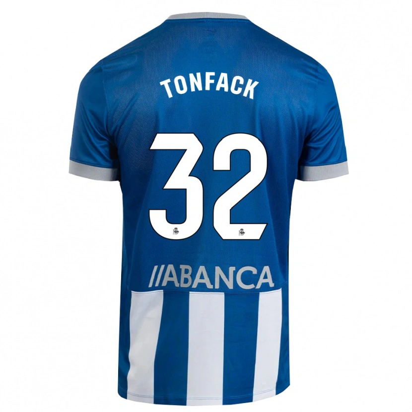 Danxen Mujer Camiseta Bil Nsongo #32 Azul Gris Blanco 1ª Equipación 2026/27 La Camisa
