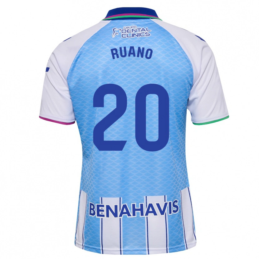 Danxen Mujer Camiseta Celia Ruano #20 Azul Cielo Profundo Blanco 1ª Equipación 2026/27 La Camisa
