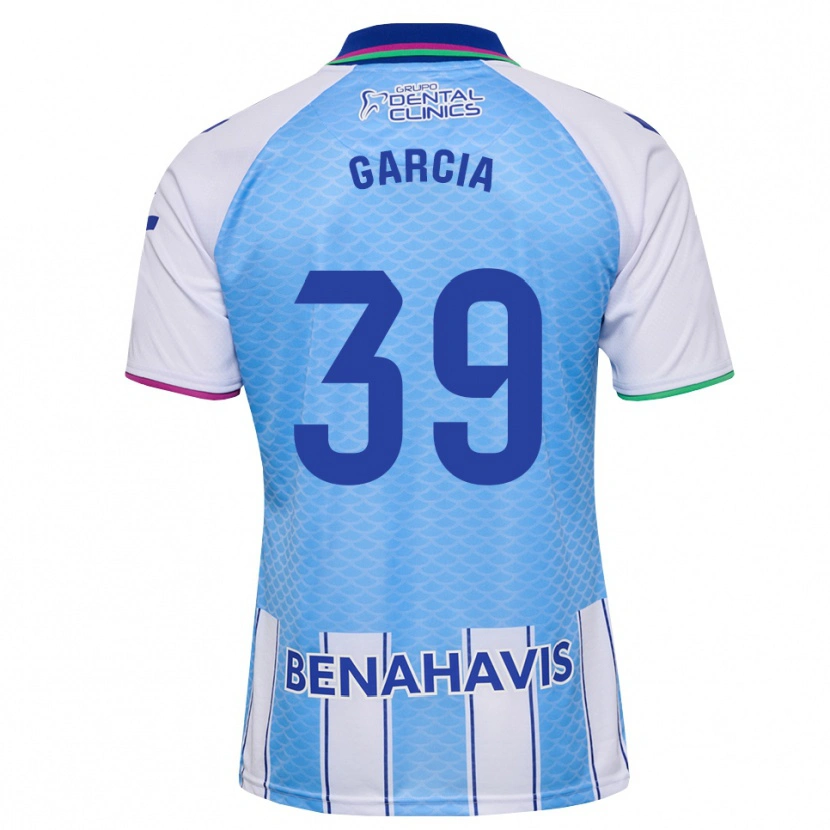Danxen Mujer Camiseta Claudia García #39 Azul Cielo Profundo Blanco 1ª Equipación 2026/27 La Camisa
