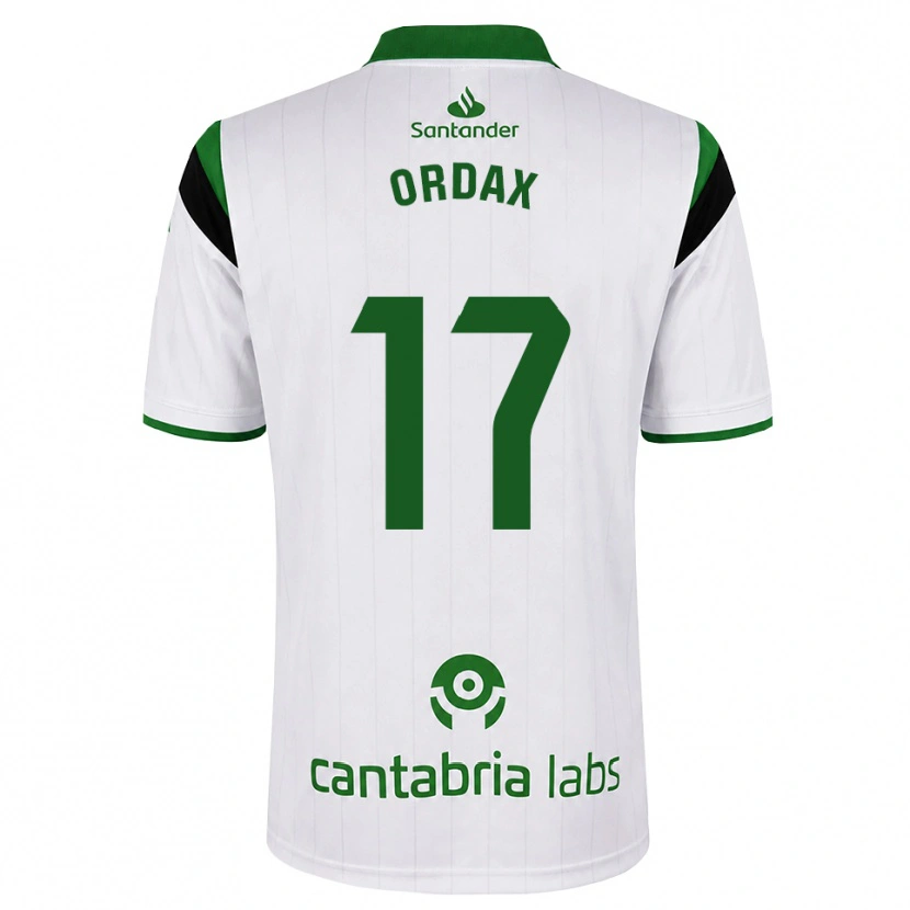 Danxen Mujer Camiseta Naiara Ordax Ibáñez #17 Blanco Verde Negro 1ª Equipación 2026/27 La Camisa