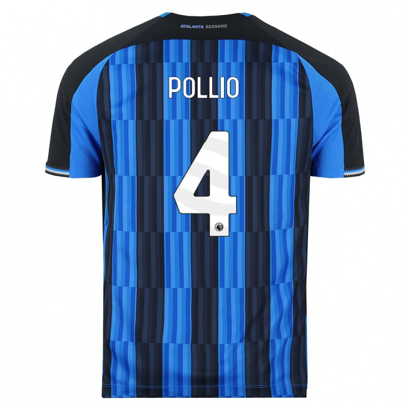 Danxen Mujer Camiseta Daniele Pollio #4 Azul Negro Rojo 1ª Equipación 2026/27 La Camisa