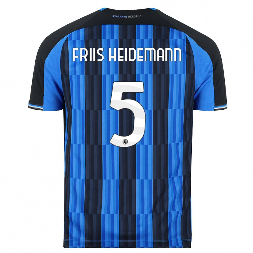Danxen Mujer Camiseta Lukas Friis Heidemann #5 Azul Negro Rojo 1ª Equipación 2026/27 La Camisa