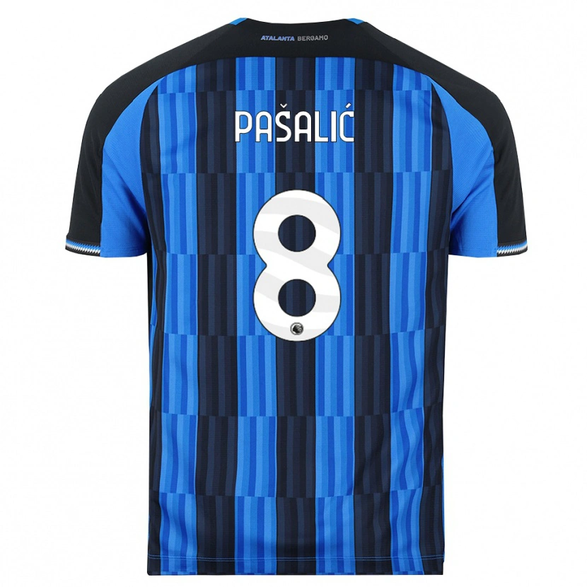 Danxen Mujer Camiseta Mario Pašalić #8 Azul Negro Rojo 1ª Equipación 2026/27 La Camisa