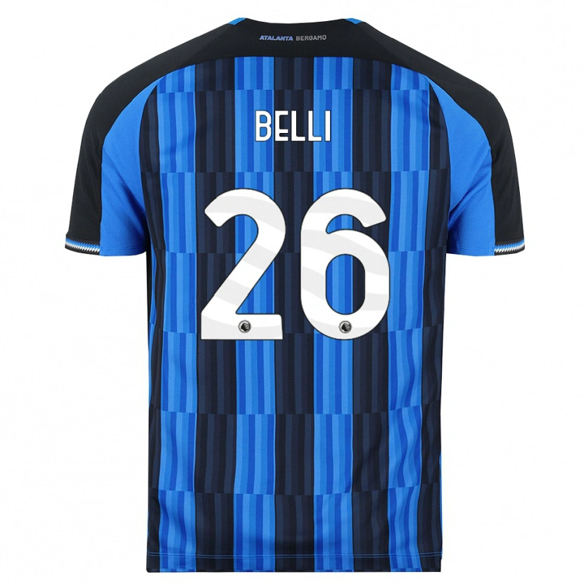 Danxen Mujer Camiseta Manuel Belli #26 Azul Negro Rojo 1ª Equipación 2026/27 La Camisa