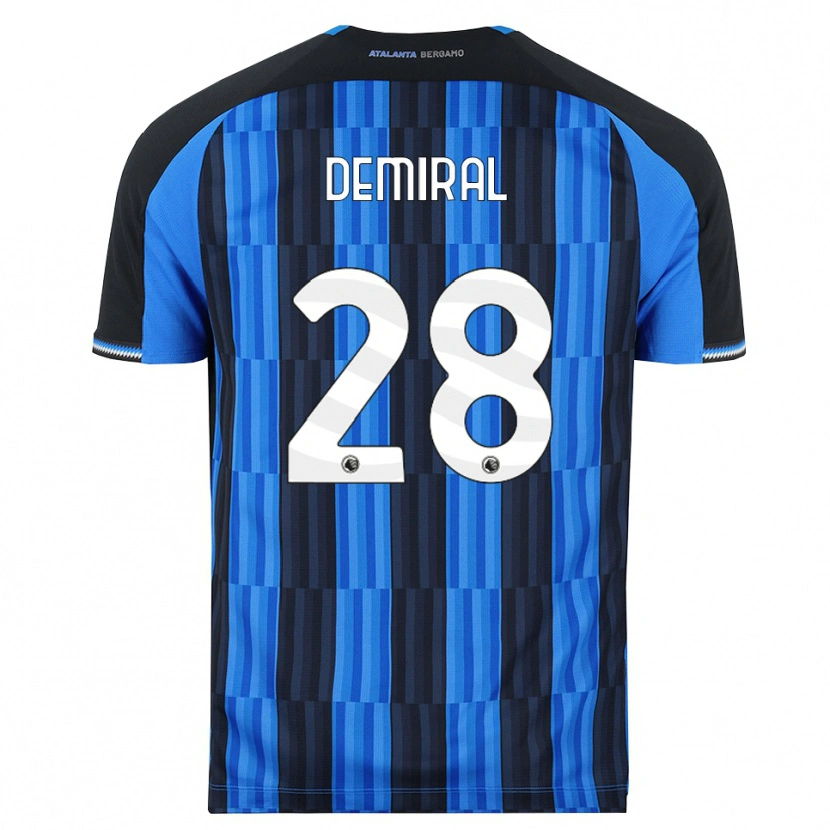 Danxen Mujer Camiseta Merih Demiral #28 Azul Negro Rojo 1ª Equipación 2026/27 La Camisa