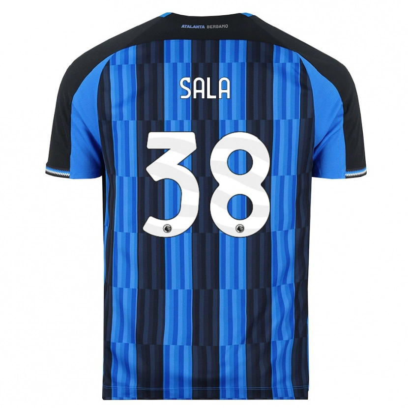 Danxen Mujer Camiseta Lorenzo Sala #38 Azul Negro Rojo 1ª Equipación 2026/27 La Camisa