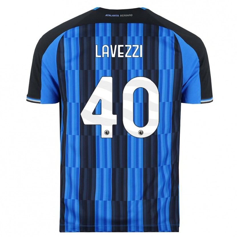 Danxen Mujer Camiseta Filippo Lavezzi #40 Azul Negro Rojo 1ª Equipación 2026/27 La Camisa