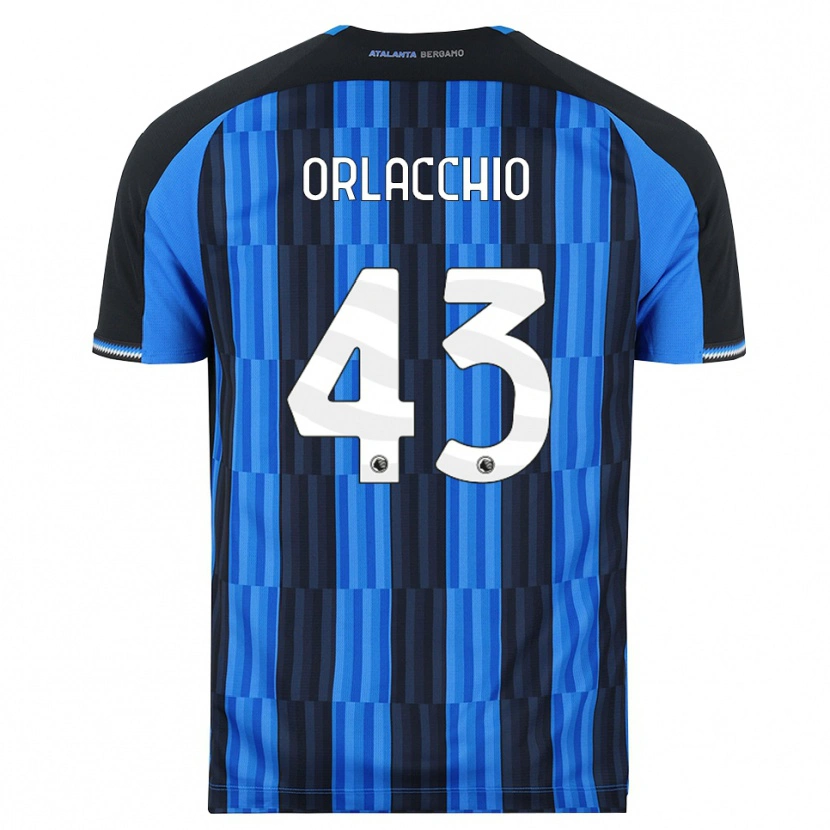 Danxen Mujer Camiseta Angelo Orlacchio #43 Azul Negro Rojo 1ª Equipación 2026/27 La Camisa