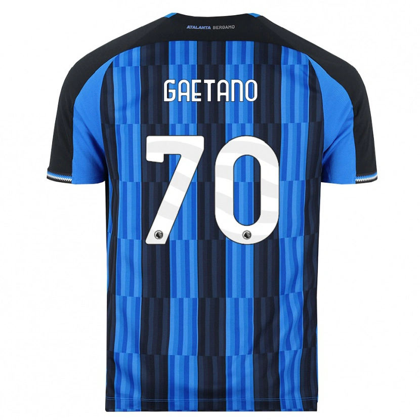 Danxen Mujer Camiseta Gianluca Gaetano #70 Azul Negro Rojo 1ª Equipación 2026/27 La Camisa