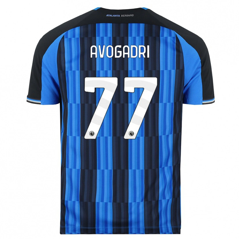 Danxen Mujer Camiseta Lorenzo Avogadri #77 Azul Negro Rojo 1ª Equipación 2026/27 La Camisa