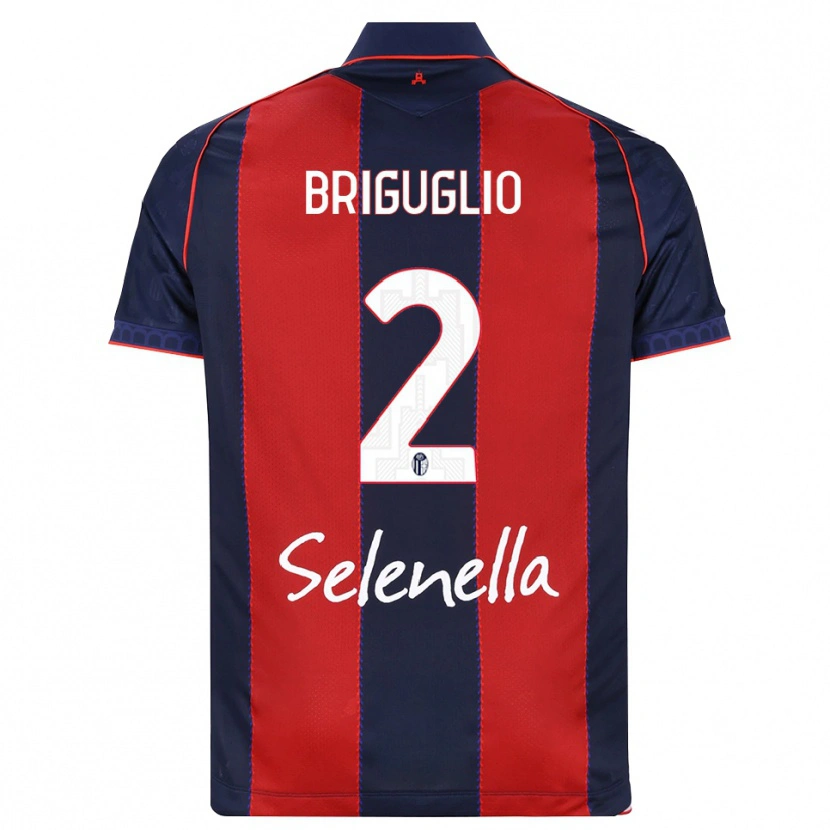 Danxen Mujer Camiseta Christian Briguglio #2 Azul Real Rojo Blanco 1ª Equipación 2026/27 La Camisa