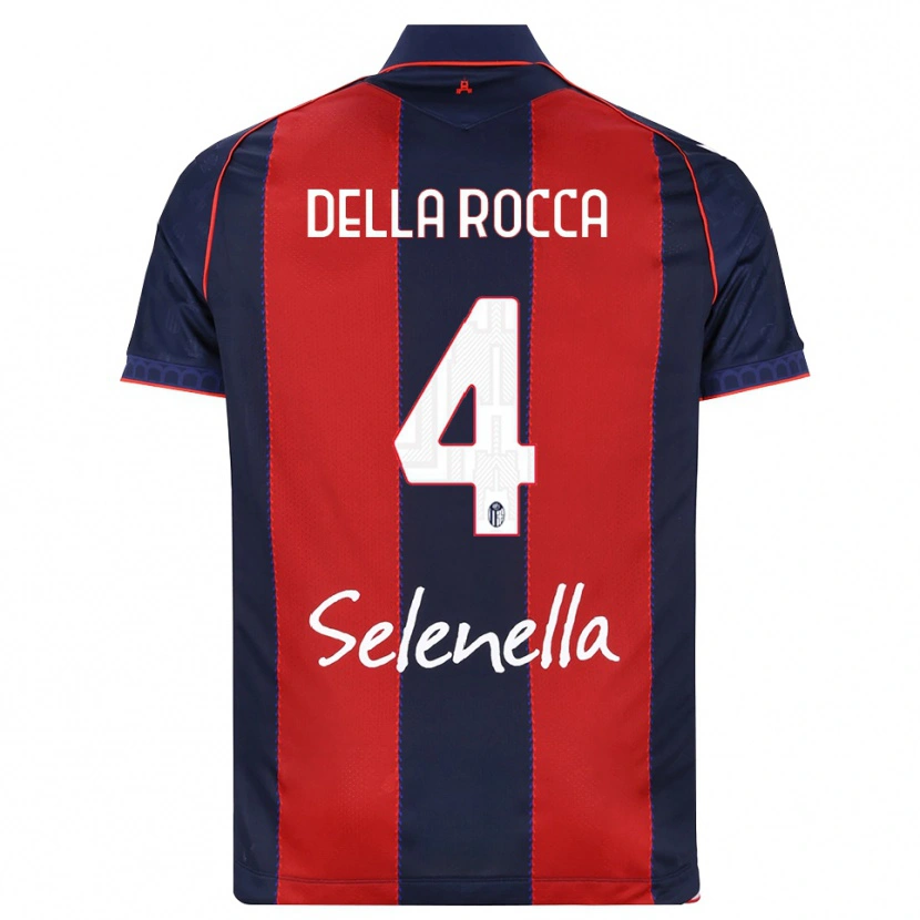 Danxen Mujer Camiseta Manuel Della Rocca #4 Azul Real Rojo Blanco 1ª Equipación 2026/27 La Camisa