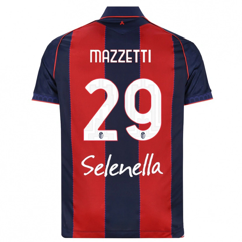 Danxen Mujer Camiseta Gabriele Mazzetti #29 Azul Real Rojo Blanco 1ª Equipación 2026/27 La Camisa