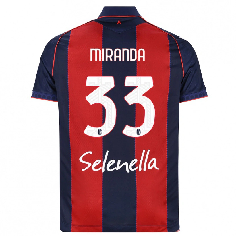 Danxen Mujer Camiseta Juan Miranda #33 Azul Real Rojo Blanco 1ª Equipación 2026/27 La Camisa