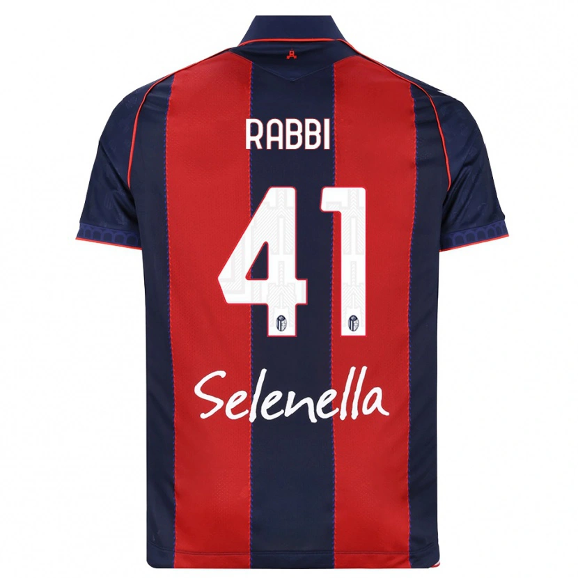 Danxen Mujer Camiseta Giovanni Rabbi #41 Azul Real Rojo Blanco 1ª Equipación 2026/27 La Camisa