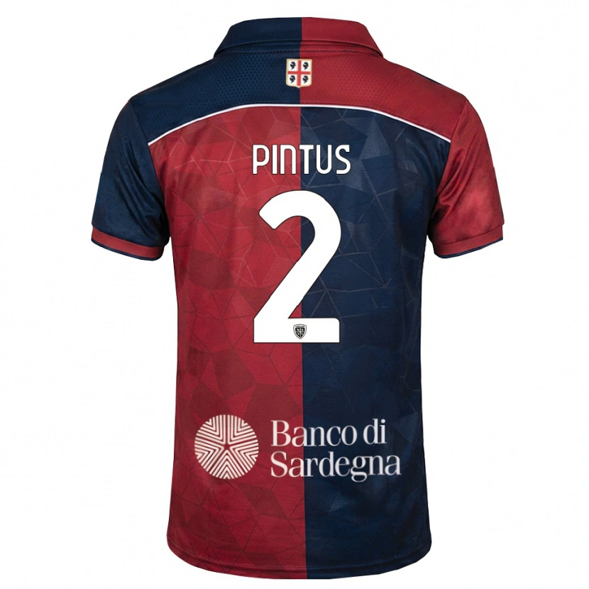 Danxen Mujer Camiseta Nicola Pintus #2 Burdeos Azul Real 1ª Equipación 2026/27 La Camisa