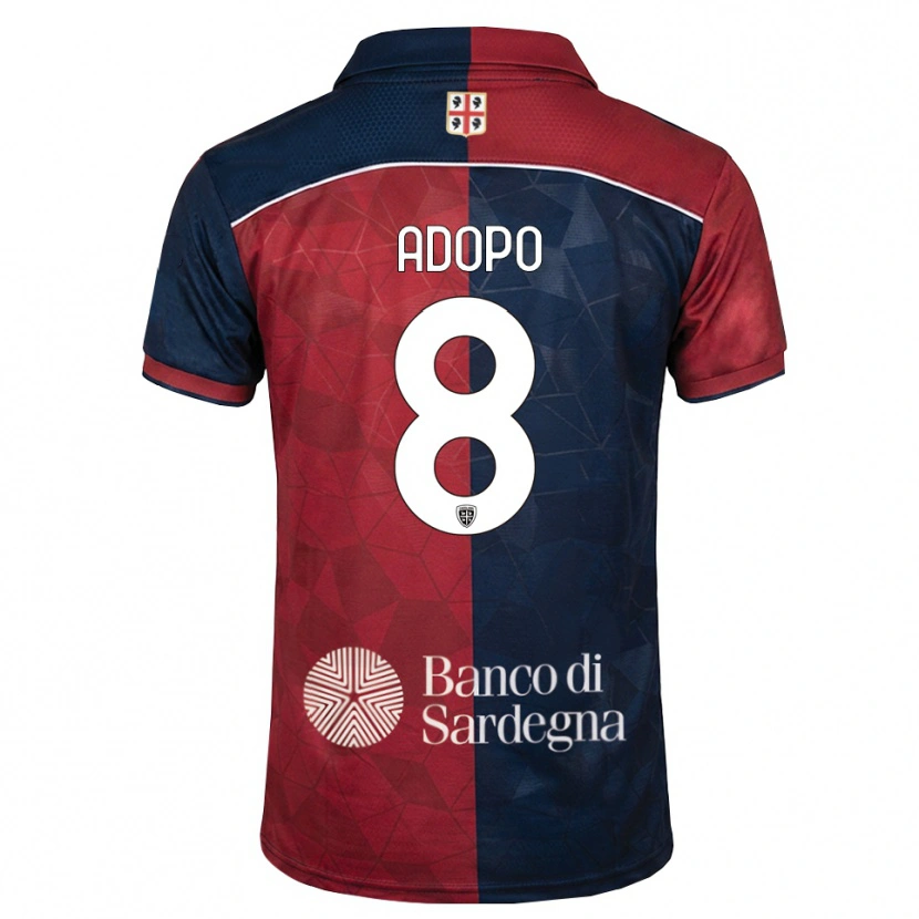 Danxen Mujer Camiseta Michel Adopo #8 Burdeos Azul Real 1ª Equipación 2026/27 La Camisa