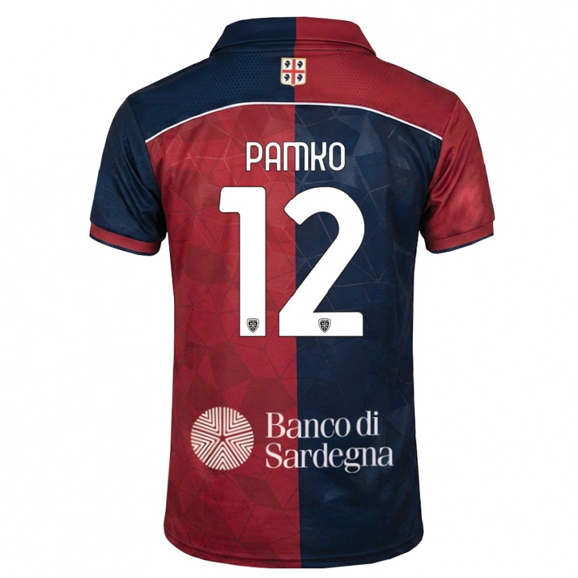 Danxen Mujer Camiseta Dmytro Pamko #12 Burdeos Azul Real 1ª Equipación 2026/27 La Camisa