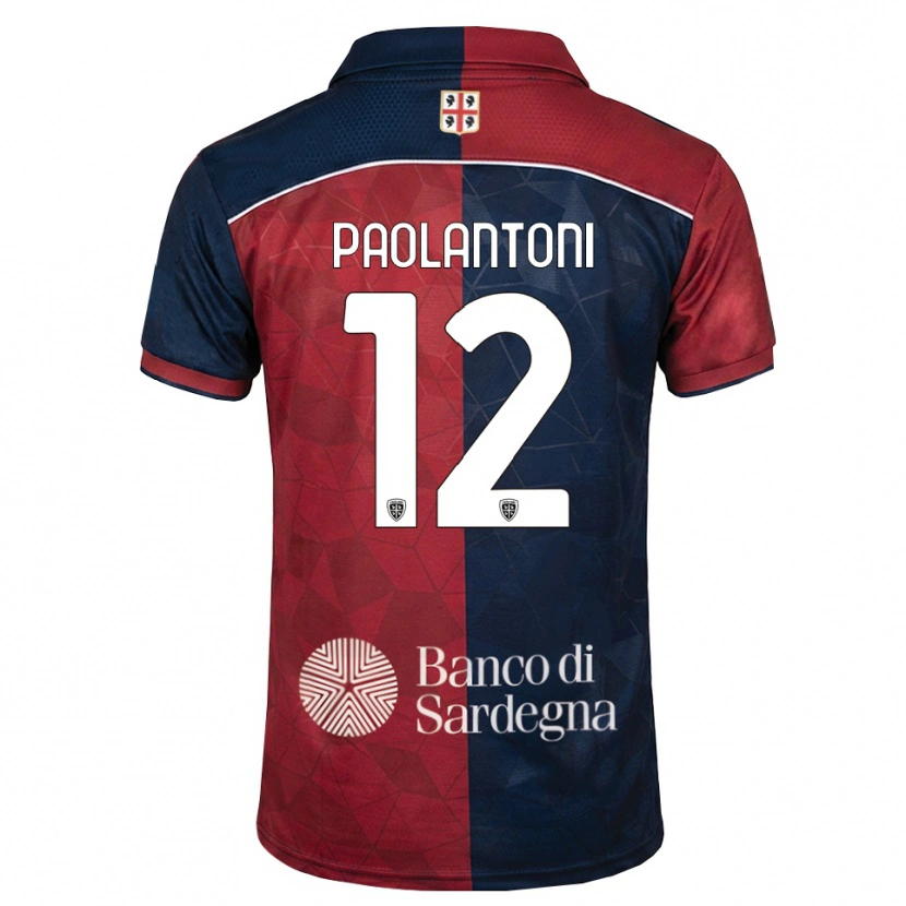 Danxen Mujer Camiseta Davide Paolantoni #12 Burdeos Azul Real 1ª Equipación 2026/27 La Camisa