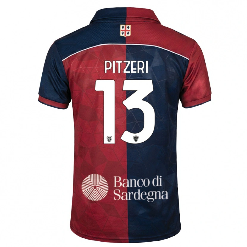 Danxen Mujer Camiseta Yari Pitzeri #13 Burdeos Azul Real 1ª Equipación 2026/27 La Camisa