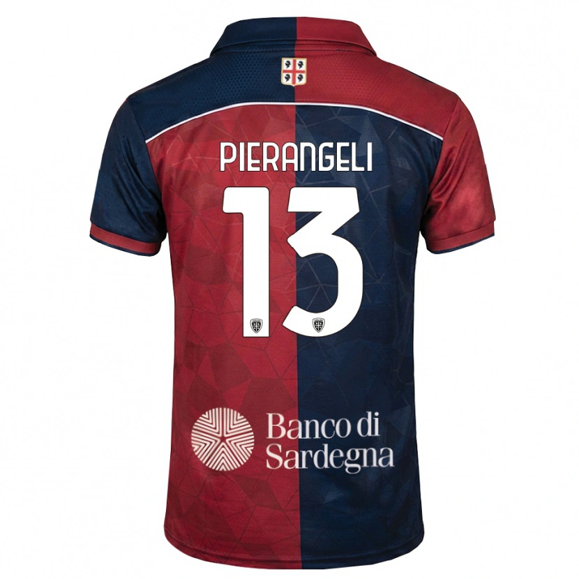 Danxen Mujer Camiseta Luis Pierangeli #13 Burdeos Azul Real 1ª Equipación 2026/27 La Camisa