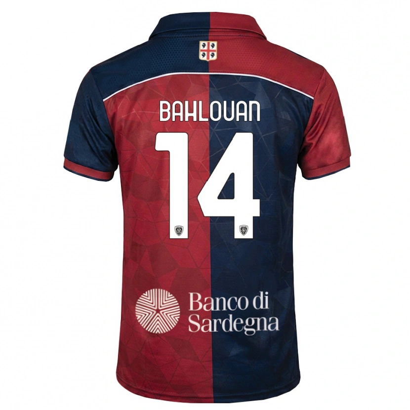 Danxen Mujer Camiseta Amine Bahlouan #14 Burdeos Azul Real 1ª Equipación 2026/27 La Camisa