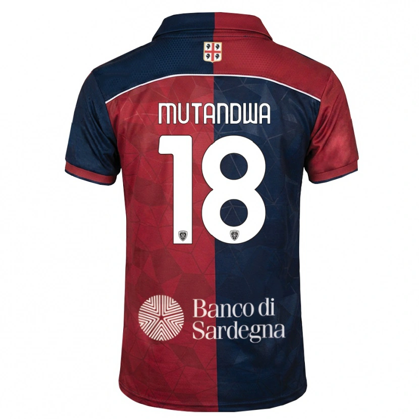 Danxen Mujer Camiseta Kingstone Mutandwa #18 Burdeos Azul Real 1ª Equipación 2026/27 La Camisa