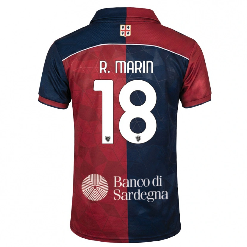 Danxen Mujer Camiseta Răzvan Marin #18 Burdeos Azul Real 1ª Equipación 2026/27 La Camisa