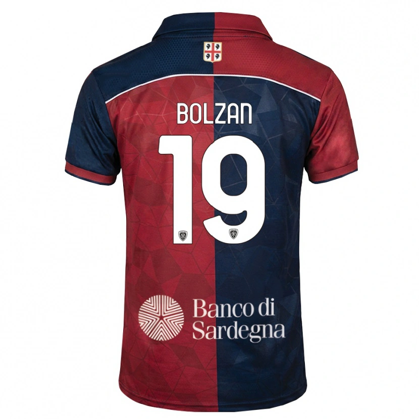 Danxen Mujer Camiseta Alessandro Bolzan #19 Burdeos Azul Real 1ª Equipación 2026/27 La Camisa