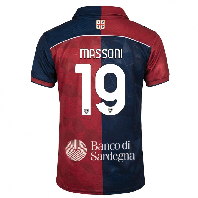 Danxen Mujer Camiseta Nicholas Massoni #19 Burdeos Azul Real 1ª Equipación 2026/27 La Camisa