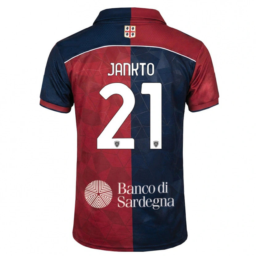 Danxen Mujer Camiseta Jakub Jankto #21 Burdeos Azul Real 1ª Equipación 2026/27 La Camisa