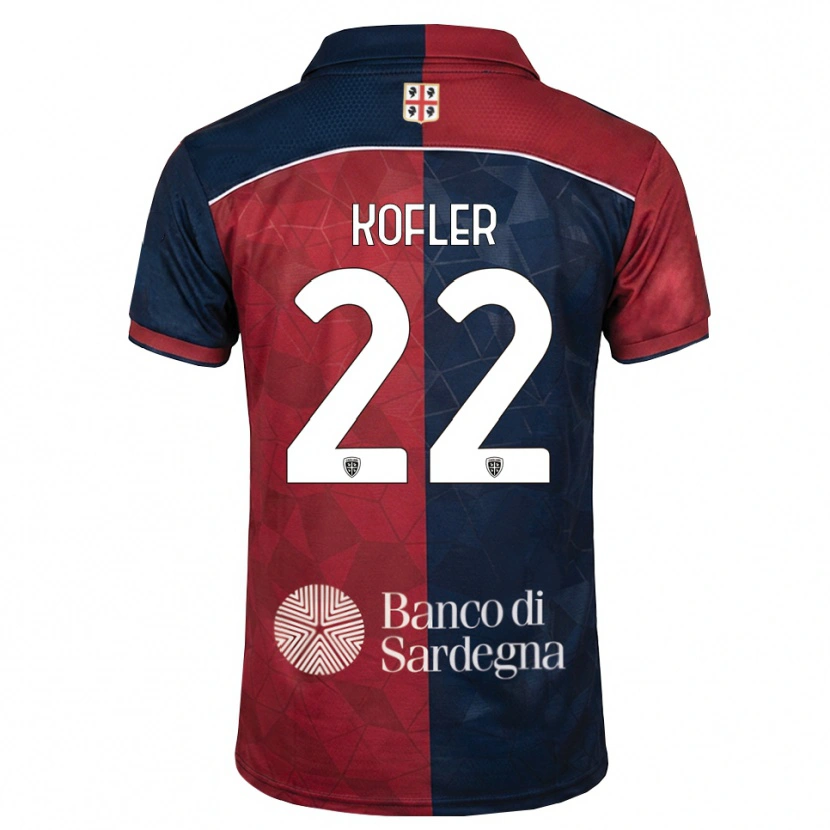 Danxen Mujer Camiseta Raphael Kofler #22 Burdeos Azul Real 1ª Equipación 2026/27 La Camisa