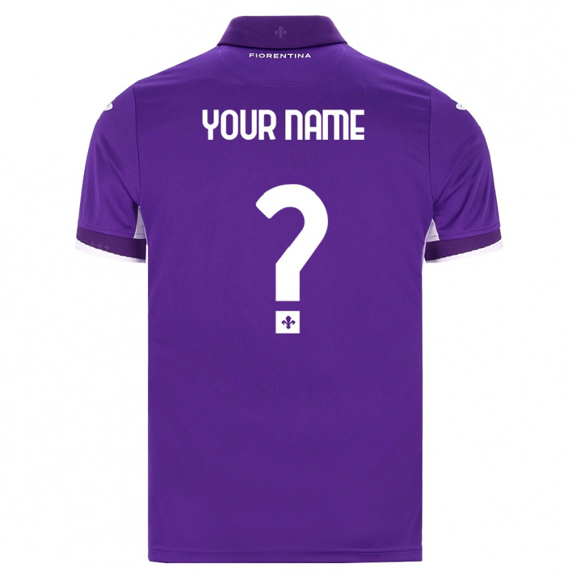 Danxen Mujer Camiseta Su Nombre #0 Morado Blanco Rosa 1ª Equipación 2026/27 La Camisa