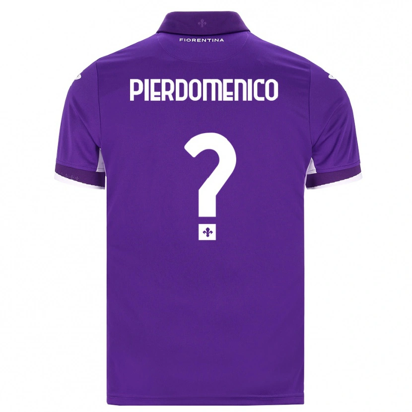 Danxen Mujer Camiseta Jacopo Di Pierdomenico #0 Morado Blanco Rosa 1ª Equipación 2026/27 La Camisa