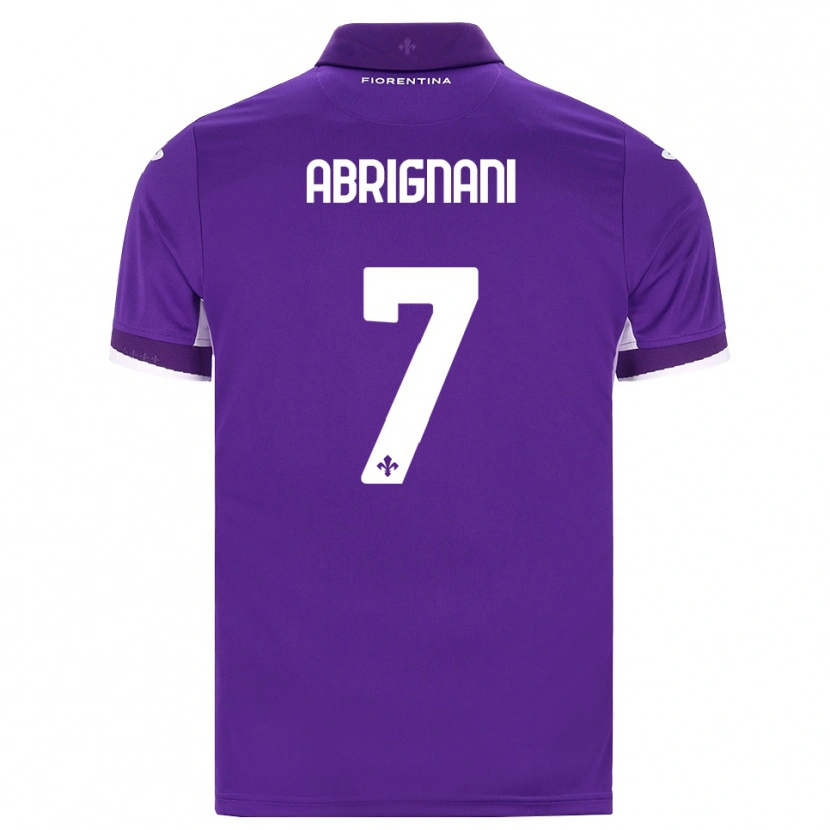 Danxen Mujer Camiseta Filippo Abrignani #7 Morado Blanco Rosa 1ª Equipación 2026/27 La Camisa