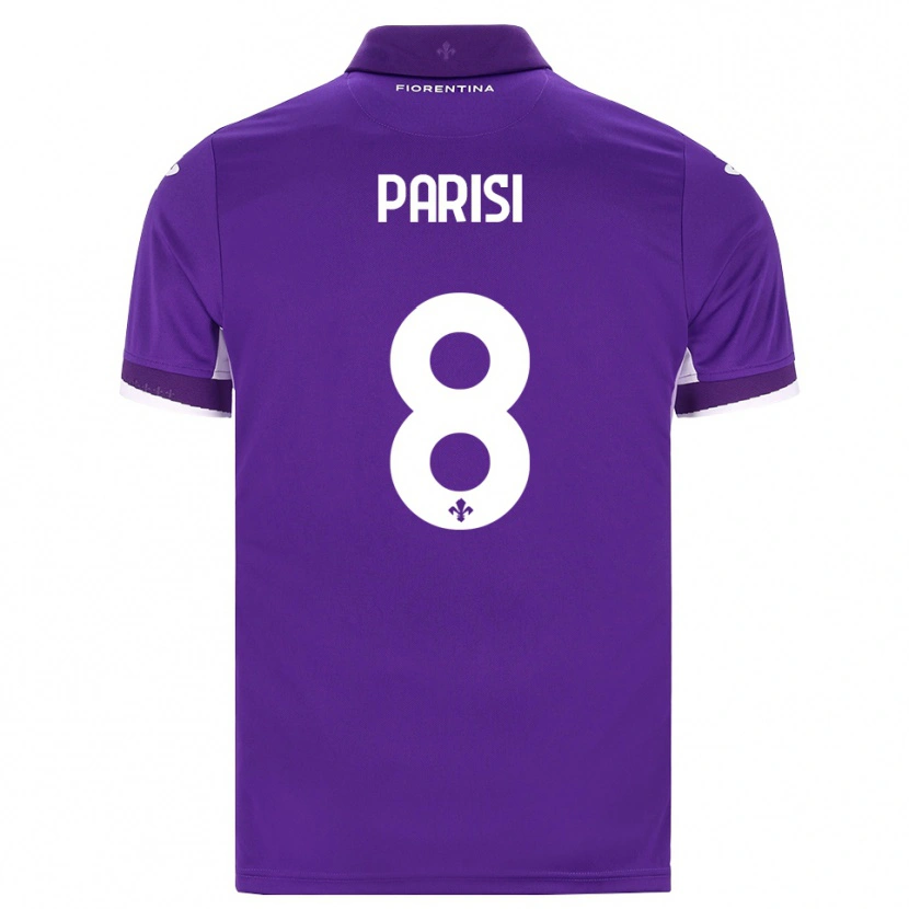 Danxen Mujer Camiseta Alice Parisi #8 Morado Blanco Rosa 1ª Equipación 2026/27 La Camisa
