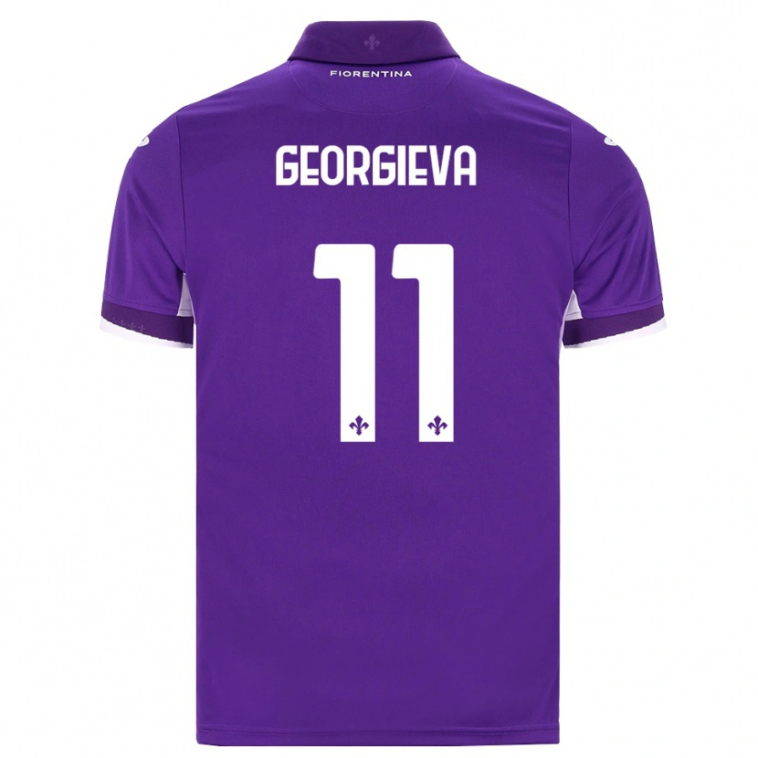 Danxen Mujer Camiseta Marina Georgieva #11 Morado Blanco Rosa 1ª Equipación 2026/27 La Camisa