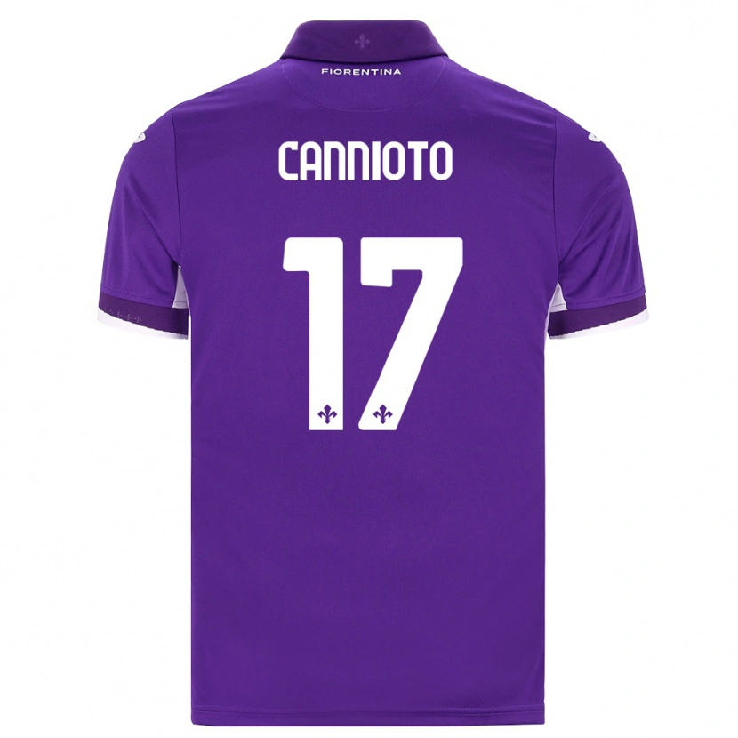 Danxen Mujer Camiseta Andrea Cannioto #17 Morado Blanco Rosa 1ª Equipación 2026/27 La Camisa