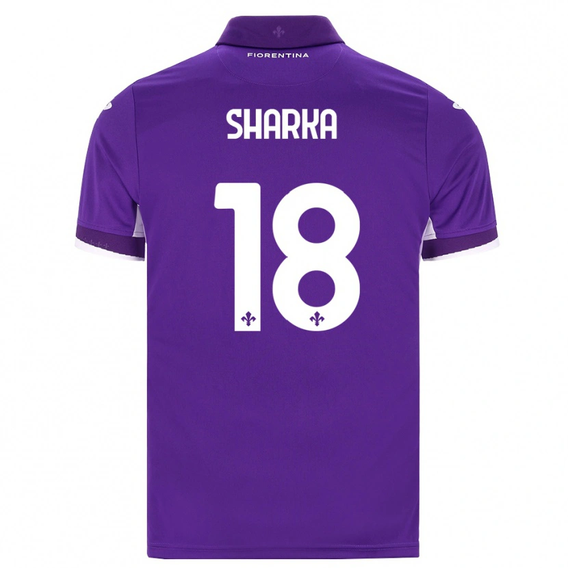 Danxen Mujer Camiseta Gentjan Sharka #18 Morado Blanco Rosa 1ª Equipación 2026/27 La Camisa