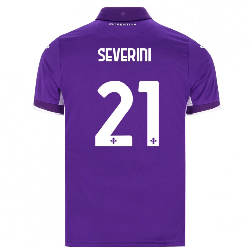 Danxen Mujer Camiseta Emma Severini #21 Morado Blanco Rosa 1ª Equipación 2026/27 La Camisa